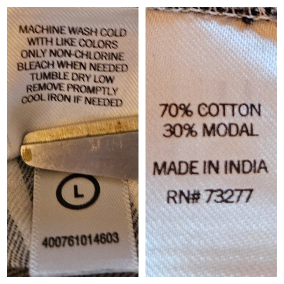 So Sleeveless Plaid Flannel Button Down Fall Country Front Pockets Women Large - Picture 5 of 5